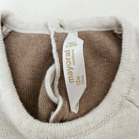 Mayoral 3 Piece Baby Girl Knit Set Leopard Print 12 Month - Picture 8 of 10